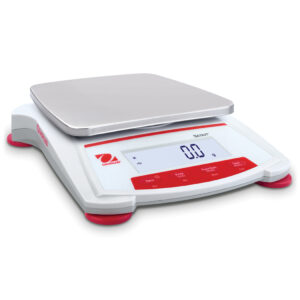 Ohaus Scout SKX portable educational balance pan 170x140mm available from Laboratory Analysis Ltd